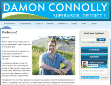 Tablet Screenshot of damonconnolly.com